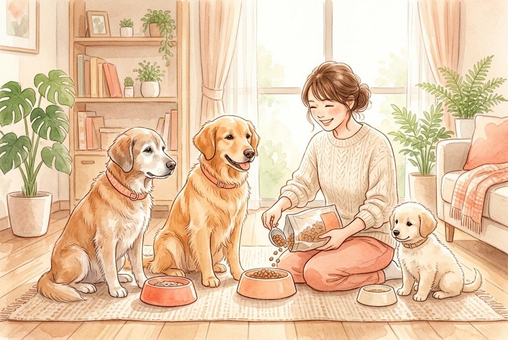 犬・猫のごはんと「食べる子の年齢」|ライフステージ別に変わる食事の考え方